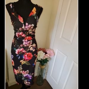 Black Flower Dress